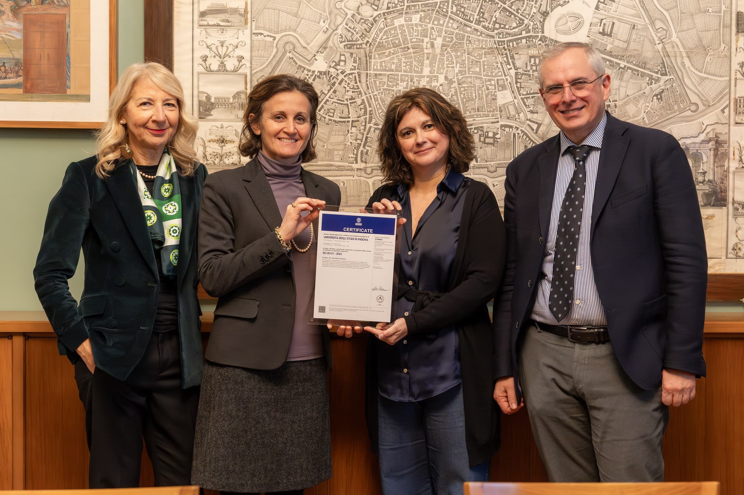 Certificazione ISO 20121 per gli eventi di Ateneo